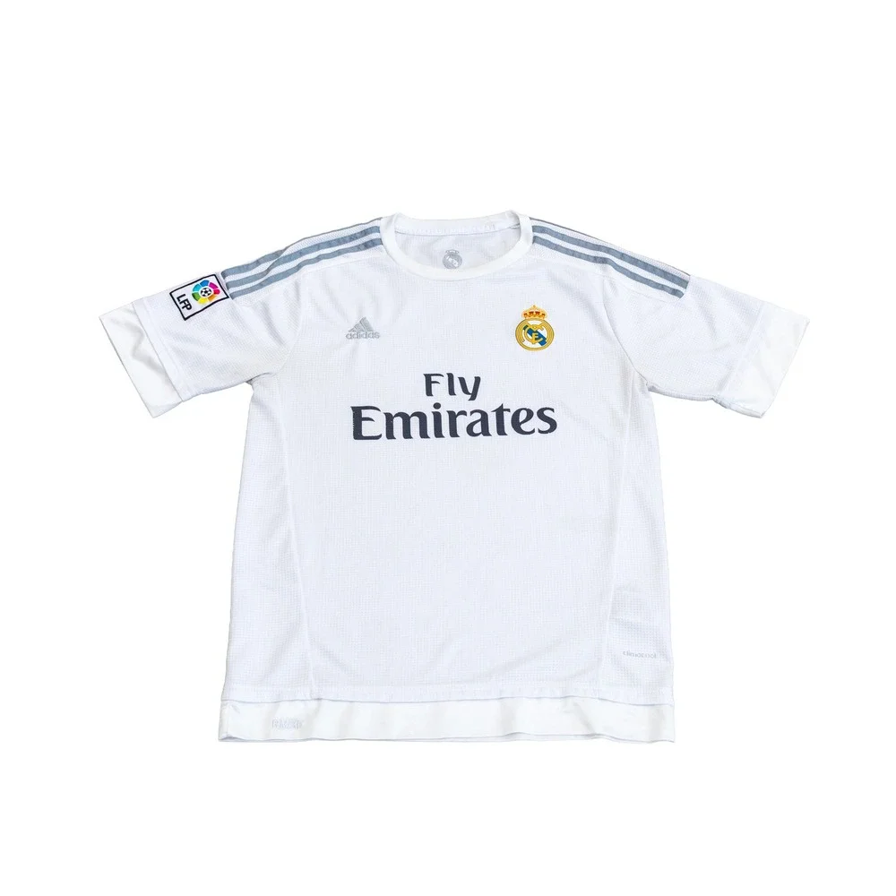 REAL MADRID 2015 2016 HOME FOOTBALL SHIRT MENS ADIDAS JERSEY SIZE S
